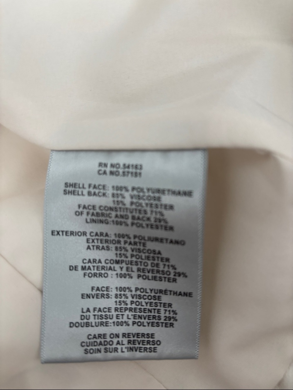 Levi's White Women's Moto Leather Jacket faux large - Picture 5 of 9